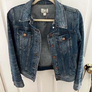 Jcrew original classic denim jacket sz small new
